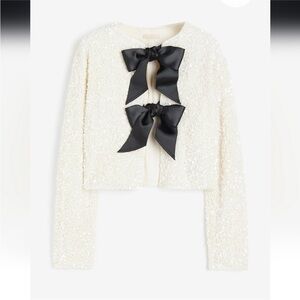 Sequin Bow Jacket